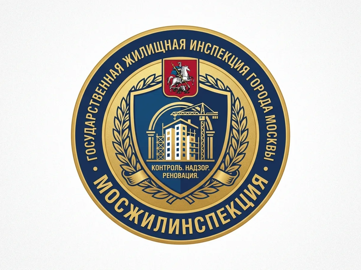 Логотип Мосжилинспекции — официальный орган согласования перепланировок в Москве